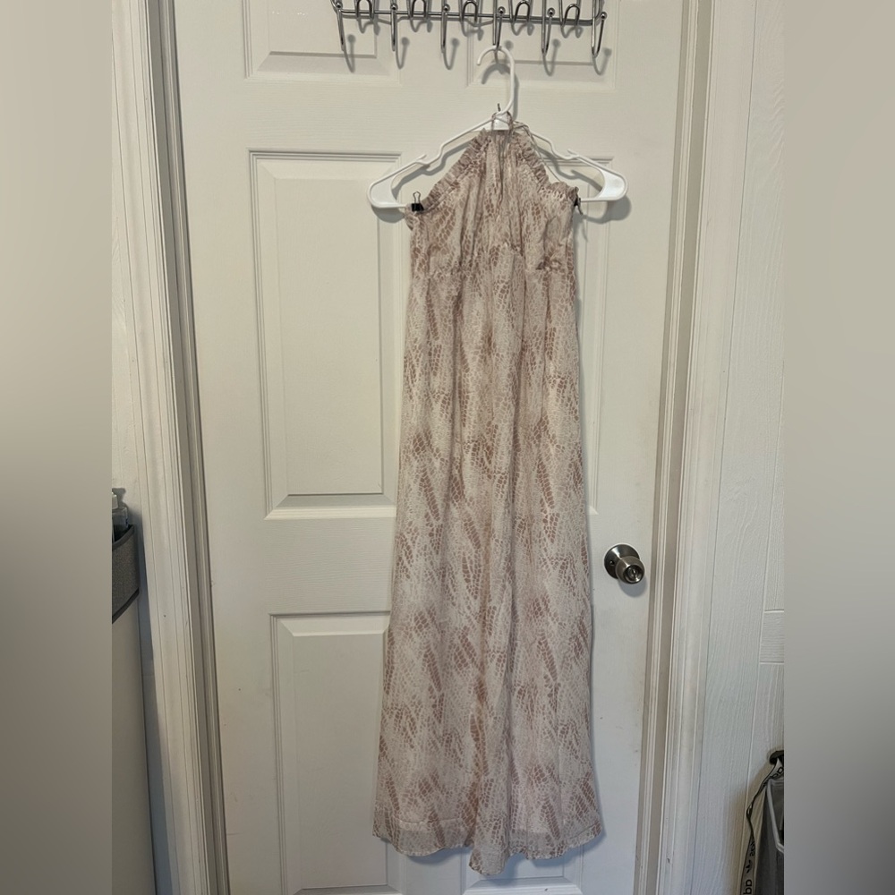 NWT LUSH STRAPLESS MAXI DRESS